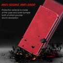 For Samsung Galaxy S22+ 5G Retro Skin Feel Magnetic Horizontal Flip Leather Case with Holder & Card Slots & Wallet & Photo Frame(Red)