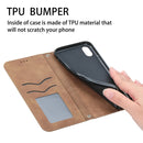 For Samsung Galaxy S22+ 5G Retro Skin Feel Magnetic Horizontal Flip Leather Case with Holder & Card Slots & Wallet & Photo Frame(Brown)