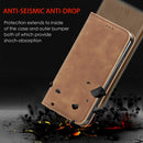 For Samsung Galaxy S22+ 5G Retro Skin Feel Magnetic Horizontal Flip Leather Case with Holder & Card Slots & Wallet & Photo Frame(Brown)