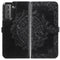 For Samsung Galaxy S22+ 5G Mandala Flower Embossed Horizontal Flip Leather Case with Holder & Card Slots & Wallet & Lanyard(Black)
