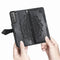 For Samsung Galaxy S22+ 5G Mandala Flower Embossed Horizontal Flip Leather Case with Holder & Card Slots & Wallet & Lanyard(Black)