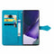 For Samsung Galaxy S22 Ultra 5G Mandala Flower Embossed Horizontal Flip Leather Case with Holder & Card Slots & Wallet & Lanyard(Blue)