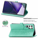 For Samsung Galaxy S22 Ultra 5G Mandala Flower Embossed Horizontal Flip Leather Case with Holder & Card Slots & Wallet & Lanyard(Green)