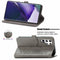 For Samsung Galaxy S22 Ultra 5G Mandala Flower Embossed Horizontal Flip Leather Case with Holder & Card Slots & Wallet & Lanyard(Gray)