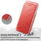 For Samsung Galaxy S22 5G Blooming Mandala Embossed Magnetic Horizontal Flip Leather Case with Holder & Card Slots & Wallet(Red)