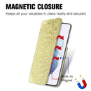 For Samsung Galaxy S22 5G Blooming Mandala Embossed Magnetic Horizontal Flip Leather Case with Holder & Card Slots & Wallet(Yellow)