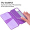 For Samsung Galaxy S22 5G Blooming Mandala Embossed Magnetic Horizontal Flip Leather Case with Holder & Card Slots & Wallet(Purple)