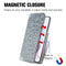 For Samsung Galaxy S22 5G Blooming Mandala Embossed Magnetic Horizontal Flip Leather Case with Holder & Card Slots & Wallet(Silver)