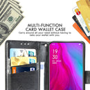 Butterfly Love Flowers Embossing Horizontal Flip Leather Case for OPPO Reno, with Holder & Card Slots & Wallet & Lanyard(Blue)