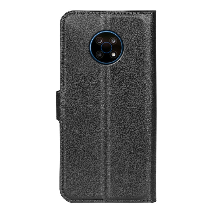 For Nokia G50 Litchi Texture Horizontal Flip Protective Case with Holder & Card Slots & Wallet(Black)