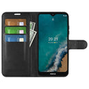 For Nokia G50 Litchi Texture Horizontal Flip Protective Case with Holder & Card Slots & Wallet(Black)