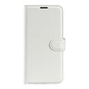 For Nokia G50 Litchi Texture Horizontal Flip Protective Case with Holder & Card Slots & Wallet(White)