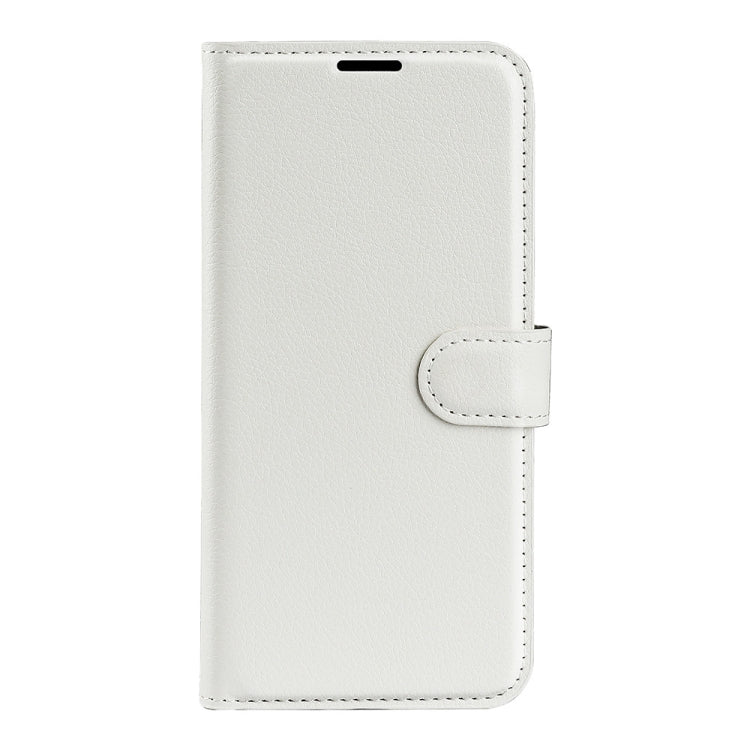 For Nokia G50 Litchi Texture Horizontal Flip Protective Case with Holder & Card Slots & Wallet(White)