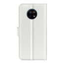 For Nokia G50 Litchi Texture Horizontal Flip Protective Case with Holder & Card Slots & Wallet(White)
