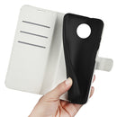 For Nokia G50 Litchi Texture Horizontal Flip Protective Case with Holder & Card Slots & Wallet(White)