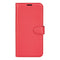 For Nokia G50 Litchi Texture Horizontal Flip Protective Case with Holder & Card Slots & Wallet(Red)