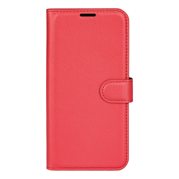 For Nokia G50 Litchi Texture Horizontal Flip Protective Case with Holder & Card Slots & Wallet(Red)