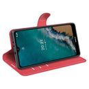 For Nokia G50 Litchi Texture Horizontal Flip Protective Case with Holder & Card Slots & Wallet(Red)