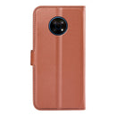 For Nokia G50 Litchi Texture Horizontal Flip Protective Case with Holder & Card Slots & Wallet(Brown)