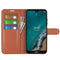 For Nokia G50 Litchi Texture Horizontal Flip Protective Case with Holder & Card Slots & Wallet(Brown)