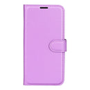 For Nokia G50 Litchi Texture Horizontal Flip Protective Case with Holder & Card Slots & Wallet(Purple)