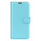 For Nokia G50 Litchi Texture Horizontal Flip Protective Case with Holder & Card Slots & Wallet(Blue)