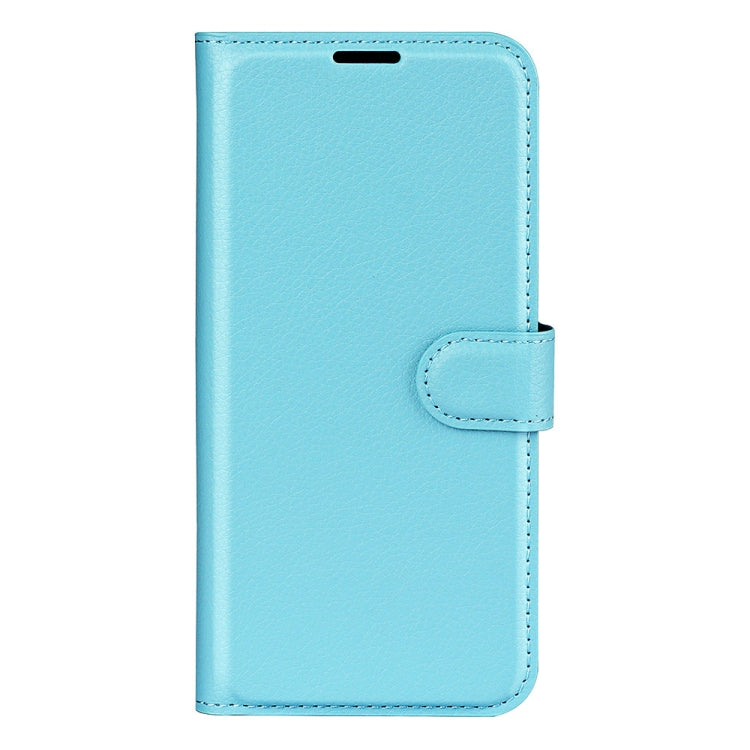 For Nokia G50 Litchi Texture Horizontal Flip Protective Case with Holder & Card Slots & Wallet(Blue)