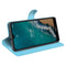 For Nokia G50 Litchi Texture Horizontal Flip Protective Case with Holder & Card Slots & Wallet(Blue)