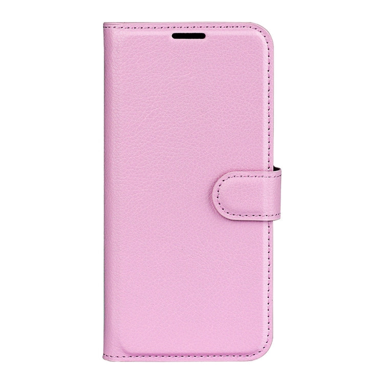 For Nokia G50 Litchi Texture Horizontal Flip Protective Case with Holder & Card Slots & Wallet(Pink)