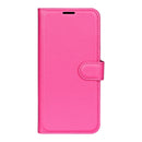 For Nokia G50 Litchi Texture Horizontal Flip Protective Case with Holder & Card Slots & Wallet(Rose Red)