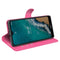 For Nokia G50 Litchi Texture Horizontal Flip Protective Case with Holder & Card Slots & Wallet(Rose Red)