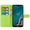 For Nokia G50 Litchi Texture Horizontal Flip Protective Case with Holder & Card Slots & Wallet(Green)