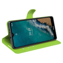 For Nokia G50 Litchi Texture Horizontal Flip Protective Case with Holder & Card Slots & Wallet(Green)