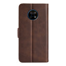 For Nokia G50 Dual-side Magnetic Buckle Horizontal Flip Phone Leather Case with Holder & Card Slots & Wallet(Brown)