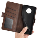 For Nokia G50 Dual-side Magnetic Buckle Horizontal Flip Phone Leather Case with Holder & Card Slots & Wallet(Brown)