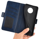 For Nokia G50 Dual-side Magnetic Buckle Horizontal Flip Phone Leather Case with Holder & Card Slots & Wallet(Dark Blue)