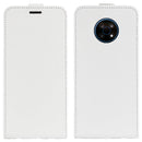 For Nokia G50 R64 Texture Single Vertical Flip Leather Protective Case with Card Slots & Photo Frame(White)