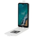 For Nokia G50 R64 Texture Single Vertical Flip Leather Protective Case with Card Slots & Photo Frame(White)