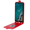 For Nokia G50 R64 Texture Single Vertical Flip Leather Protective Case with Card Slots & Photo Frame(Red)
