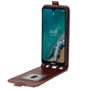 For Nokia G50 R64 Texture Single Vertical Flip Leather Protective Case with Card Slots & Photo Frame(Brown)