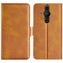 For Sony Xperia Pro-I Dual-side Magnetic Buckle Horizontal Flip Phone Leather Case with Holder & Card Slots & Wallet(Yellow)