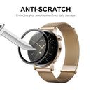 2 PCS For Huawei Watch GT 3 42mm ENKAY Hat-Prince Full Coverage 3D Curved Soft PC Edge + PMMA HD Screen Protector Film