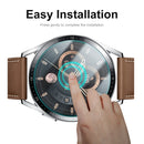 2 PCS For Huawei Watch GT 3 46mm ENKAY Hat-Prince Crystal Screen Protector Anti-scratch Watch Film