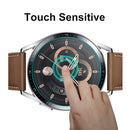 2 PCS For Huawei Watch GT 3 46mm ENKAY Hat-Prince 0.2mm 9H 2.15D Curved Edge Tempered Glass Screen Protector Watch Film