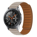 22mm Silicone Magnetic Watch Band For Huawei Watch GT2 Pro(Khaki)