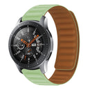22mm Silicone Magnetic Watch Band For Huawei Watch GT2 Pro(Pine Flower Green)
