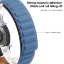 22mm Silicone Magnetic Watch Band For Huawei Watch GT2 Pro(Pine Flower Green)