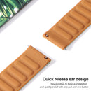 22mm Silicone Magnetic Watch Band For Huawei Watch GT2 Pro(Pine Flower Green)