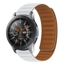 22mm Silicone Magnetic Watch Band For Honor Watch GS3 / Magic(White)