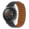 22mm Silicone Magnetic Watch Band For Honor Watch GS3 / Magic(Black)